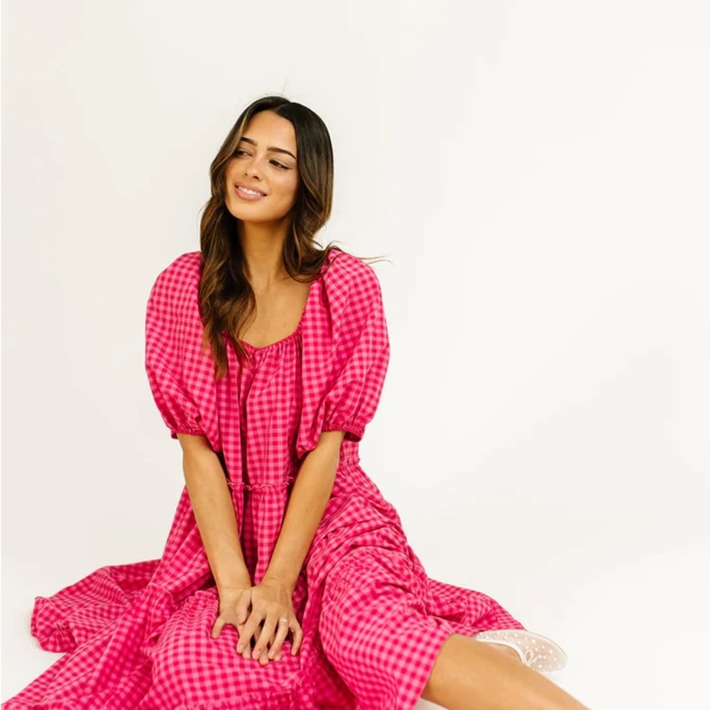 DAYMAKER DRESS // PINK GINGHAM *ZOCO EXCLUSIVE*